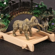 Statua di elefante in ottone, decorazione per la casa, retrò, da collezione,