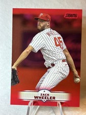 2025 Topps Stadium Club Red Zack Wheeler #114 Philadelphia Phillies