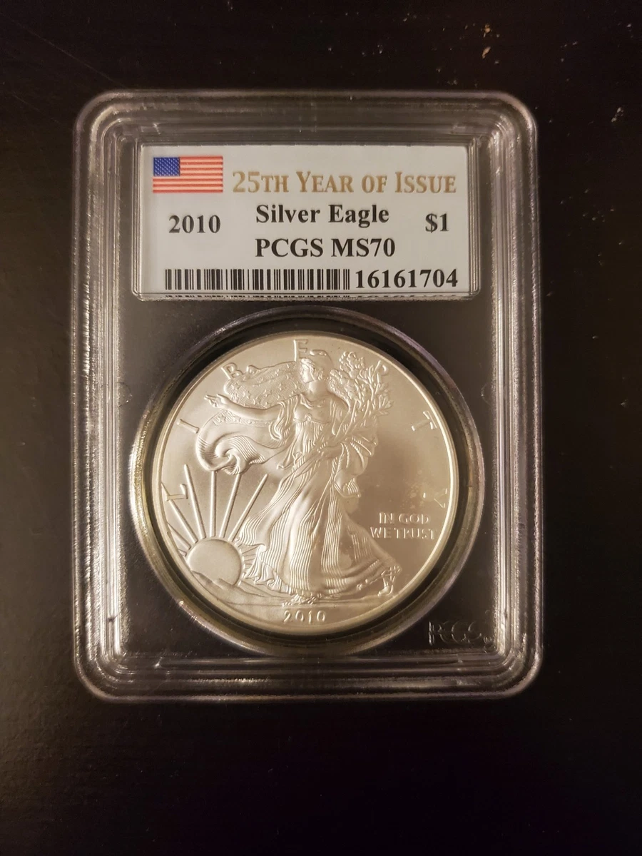 American Eagle MS 70 Graded 2010 Silver Bullion Coins for sale | eBay
