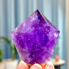 182G Natural Amethyst geode quartz cluster crystal specimen Healing