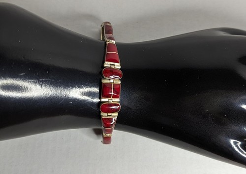 Vintage Taxco Mexico Link Bracelet 8