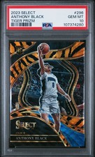 2023 PANINI SELECT TIGER PRIZM #296 ANTHONY BLACK PSA 10