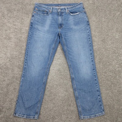 Levis Jeans Mens 34x30 Blue 541 Athletic Tapered Faded Whisker Flex Denim Pants