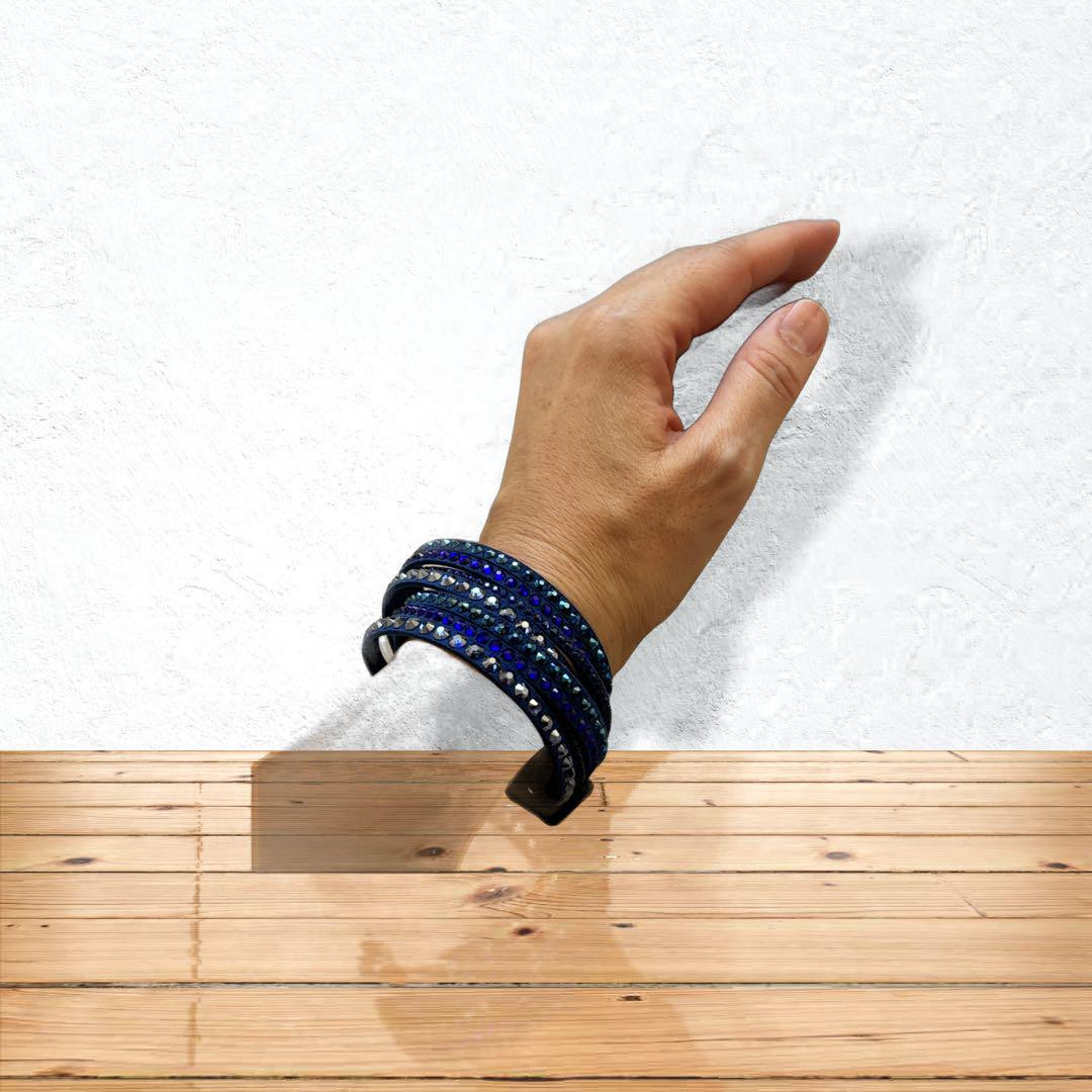 Swarovski Blue Bracelet with Box Used | eBay Swarovski Blue Bracelet with Box Used | eBay