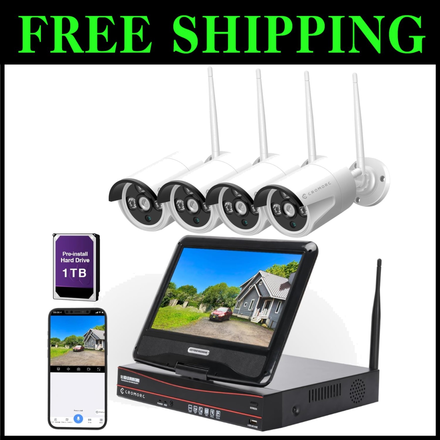 Complete Home Business Security Camera System