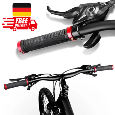 Bicycle handlebar grips, 1 pair, non-slip, ergonomic rubber