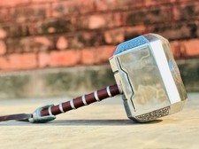 Mythic Thunder Hammer Thor Hammer Replica Viking Hero Prop Superhero Cosplay
