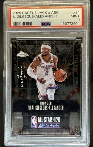 2025 Topps Shai Gilgeous-Alexander Base (PSA 9)