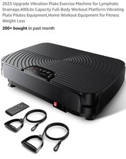 Vibration Plate Exercise Machine for Lymphatic Drainage,400Lbs C...Upgrade