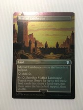 MTG Myriad Landscape Borderless Commander Lord of the Rings Magic LTC