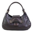 Auth TOD’S Handbag Brown leather h32357a