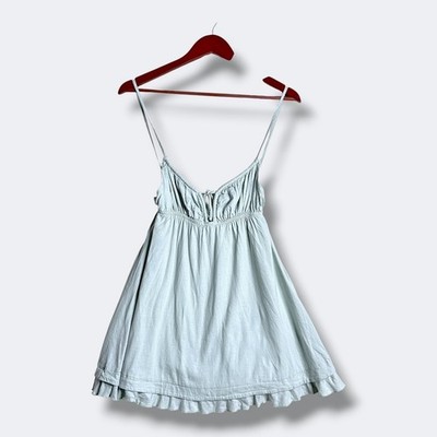 Princess Polly Empress of Love Babydoll Mini Dress Size 2 Button Back Fairycore