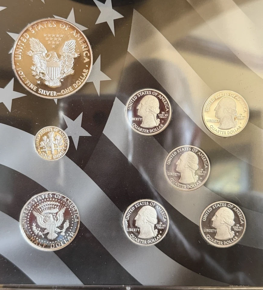 2012 U.S. Mint Limited Edition Silver Proof Set Toned Coins W/COA  Key Date! - Image 4 of 4