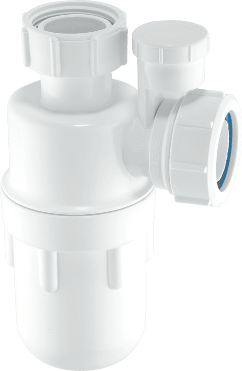 McAlpine 75mm Water Seal AntiSyphon (Silentrap) Bottle Trap Multifit Outlet 1¼""