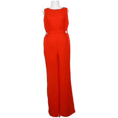 Zara Basic, Jumpsuit, Größe: XS, Rot, Polyester, Einfarbig, Damen #LTq