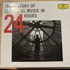CD Box Set The History of Classical Music in 24 Hours  24 Discs Grammophon 2015