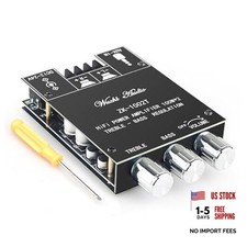 200W Bluetooth 5.0 Stereo Power Audio Amplifier Board with Treble and Bass