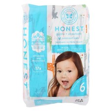The Honest Company, Size 6 Giraffe Diapers, 18 Count
