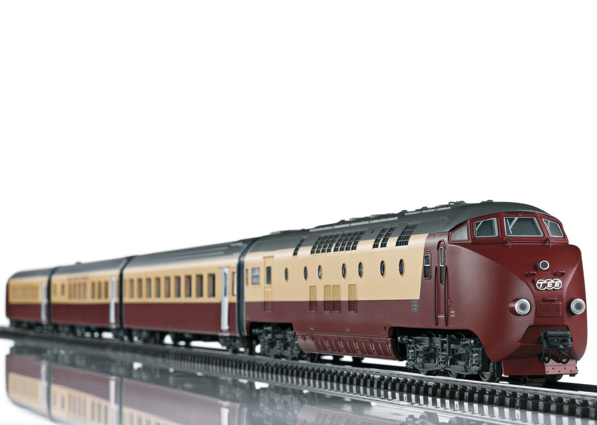 メルクリン HOゲージ RAm TEE エーデルワイス 3両 西ドイツ製 Märklin RAm SBB EDELWEISS Tee-Dieseltriebzug 501