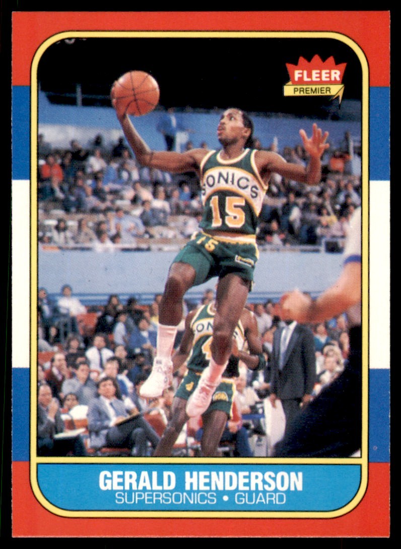 1986-87 Fleer Set Break Gerald Henderson #45 NM-MT or BETTER