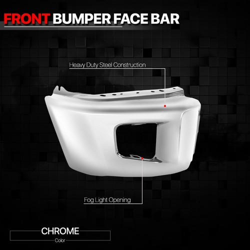 Front Passenger Bumper Extension w/o Parking Sensor Hole for 14-21 Toyota Tundra - Picture 2 of 6