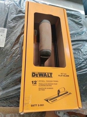 DEWALT 12'' Drywall  Finishing Trowel DXTT 2-961 Flat Blade 0.7mm New In Box b