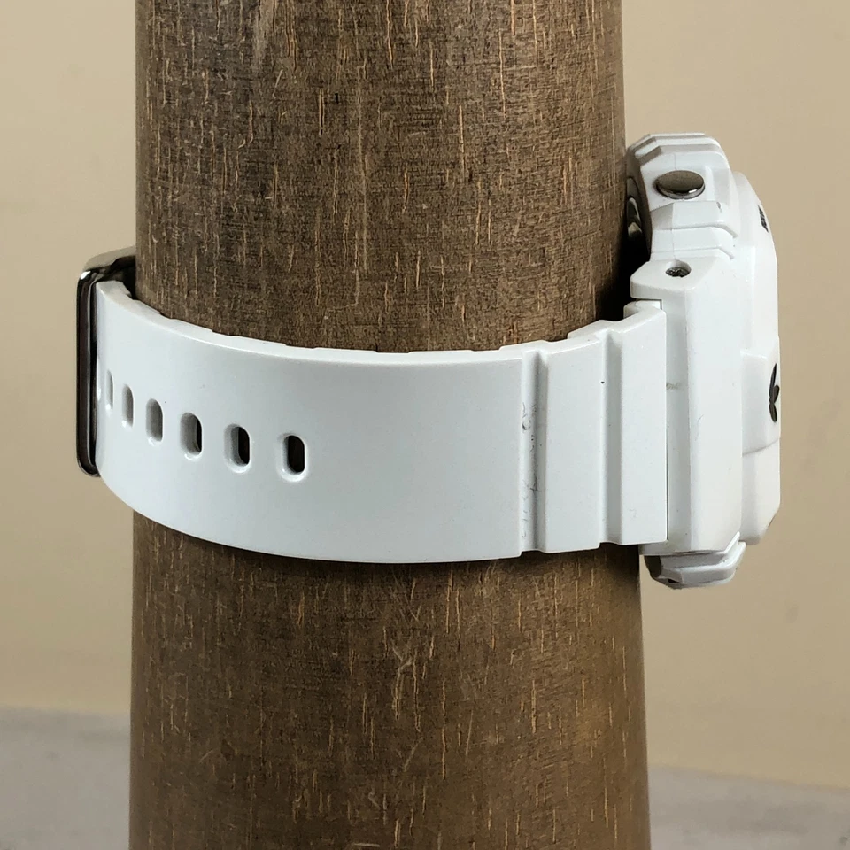 Adidas Men ADH6125 Multifunction White Rubber Quartz Digital 42mm Watch 7 1/2" - Image 3 of 4