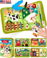 Busy Book for Toddlers 1-3 - Montessori Toys 1 Year Old Busy Board