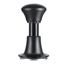 58mm Coffee Tamper, 30lb Spring, Audible Click, Ergonomic, Black