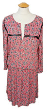 Hush Marianne Dress Pink Blue Ditsy Floral Print UK14