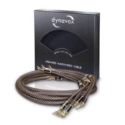 Dynavox Black Line High-End Speaker Cable 2 x 5 m Highest Level 1 Set
