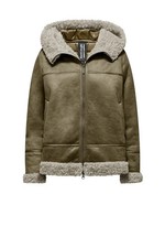 BOMBOOGIE Giacca con cappuccio effetto shearling  GWMASYTPSF5_365