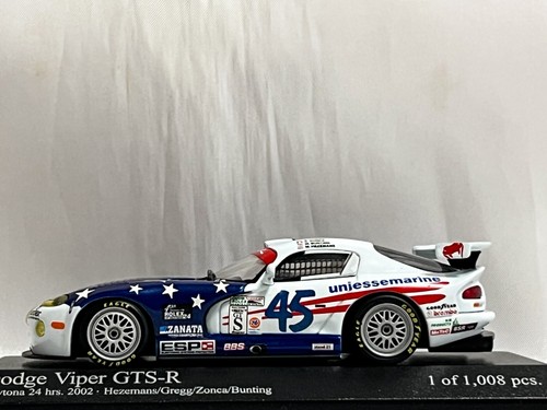 1/43 Dodge Viper GTS-R 2002 24 Hours of Daytona car #45 Minichamps used - Picture 4 of 10
