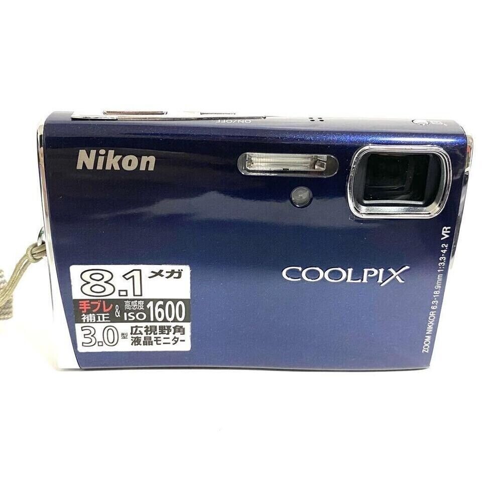 【美品】Nikon COOLPIX S51 シルバー Nikon COOLPIX S51 Digital Camera 8.1MP 3x Optical Zoom