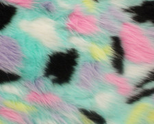 Faux Fur Fabric By The Yard - Faux Fake Tribe Decoration Soft Furry Fabric