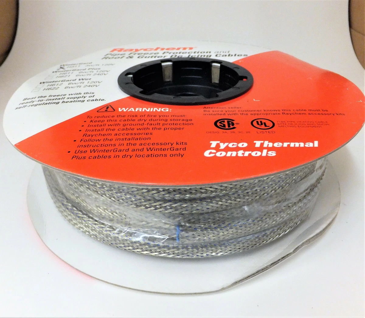 RAYCHEM HEAT/DE-ICEING CABLE, H311100 TRUCK-PAK, 100 FT CABLE W/CONNECTION  KITS | eBay
