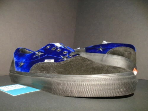 chaussures de skateboard vintage VANS x SUPREME New Era Pro Velvet Stars pointure 10 11 9