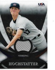 2010 Bowman Sterling USA Baseball Relics #USAR4 John Hochstatter