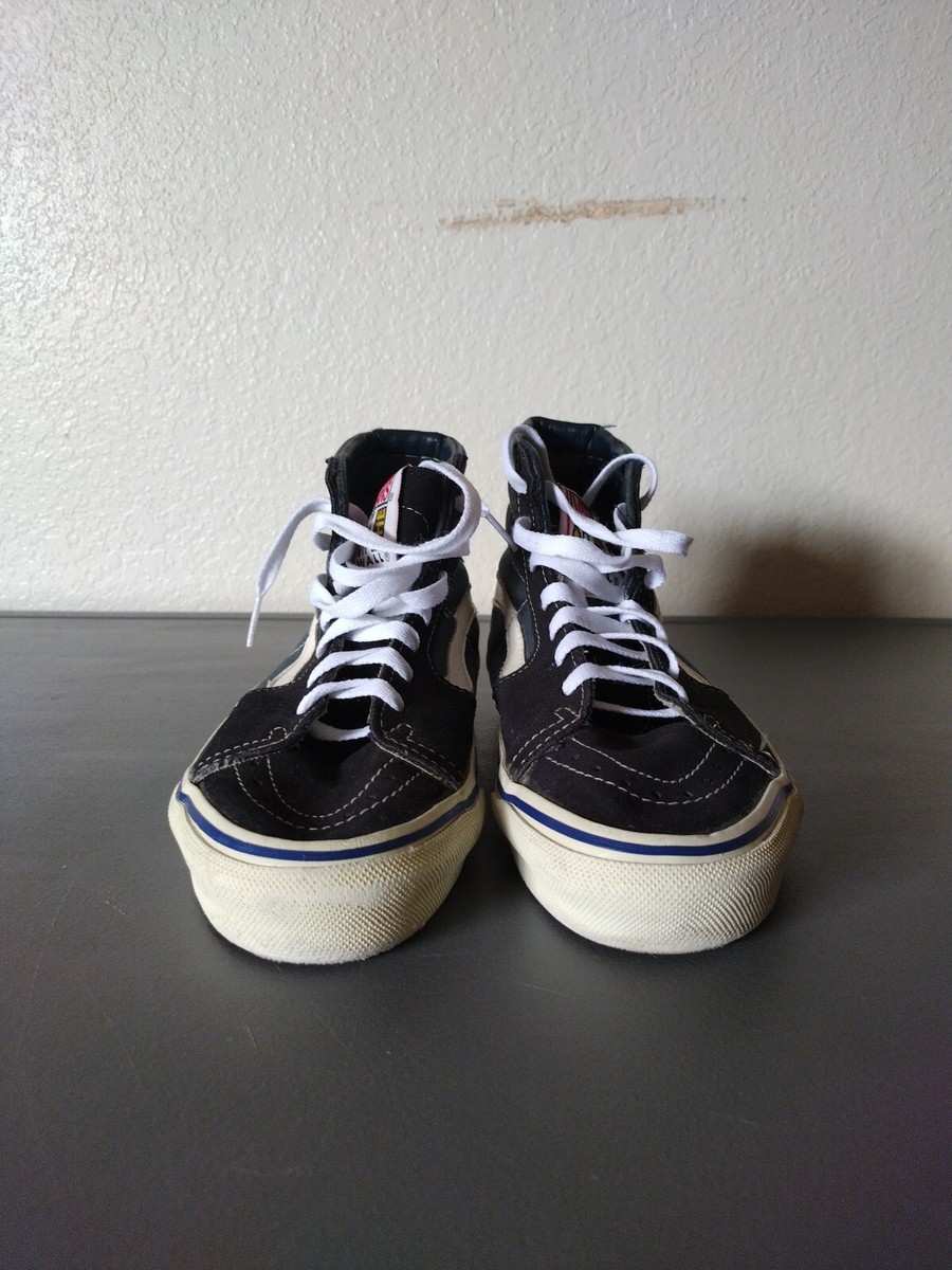Vintage Vans Sk8-Hi, Made In USA,Size 4 Boys, I Bought Them