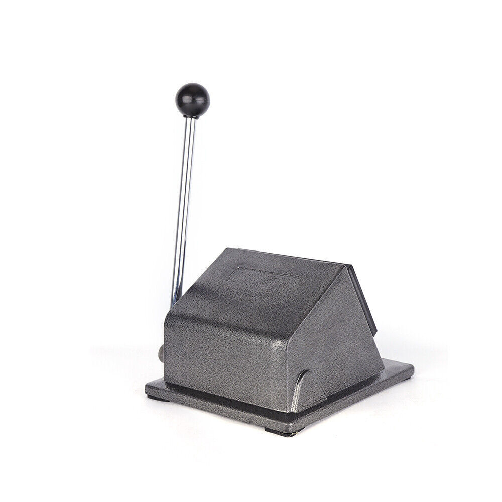 37mm/70mm/75mm Graphic Punch Die Cutter Round PVC Paper Card Button Maker Manual