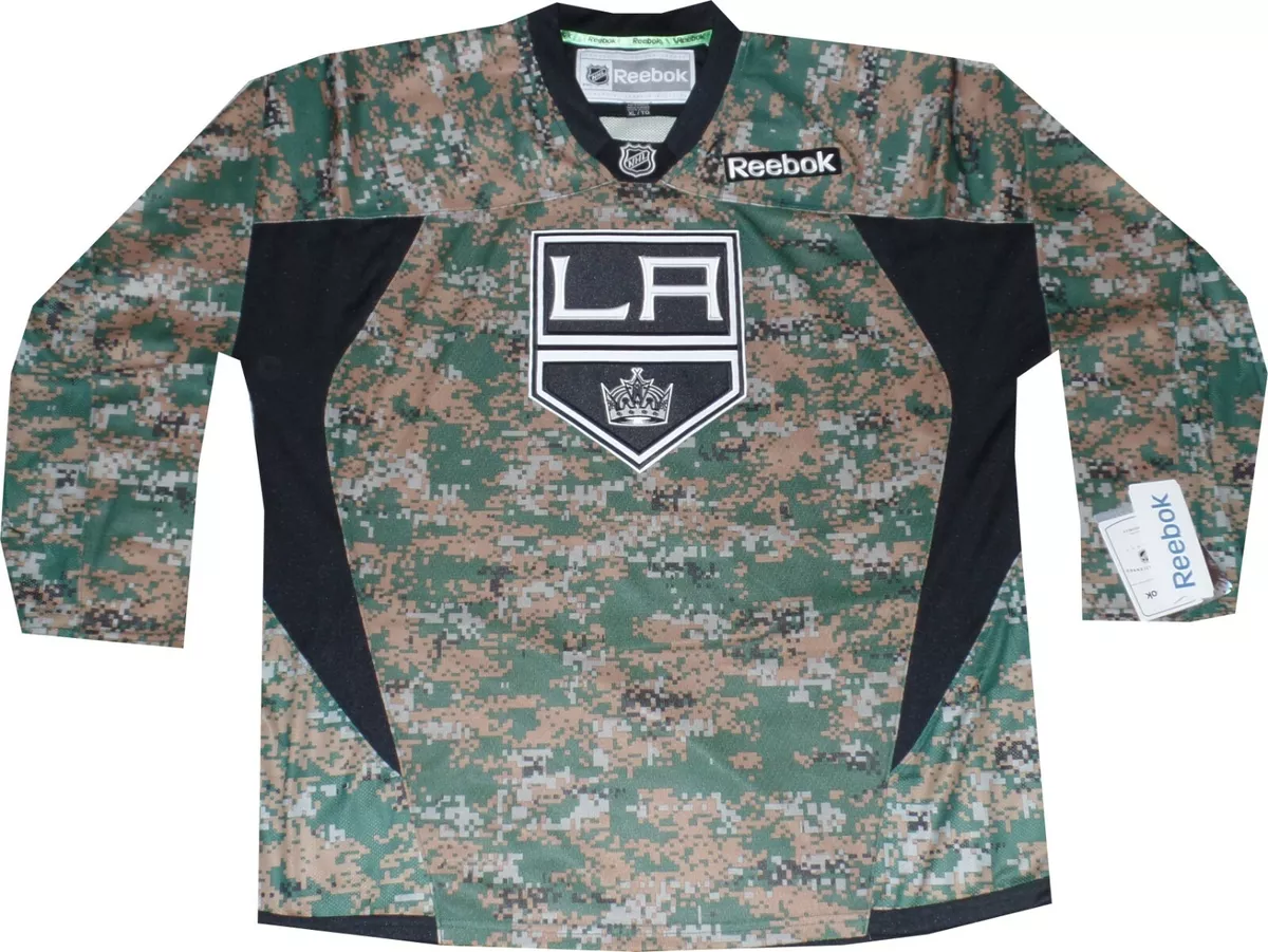 Los Angeles Kings Reebok NHL Edge Digital Camo Camouflage Jersey