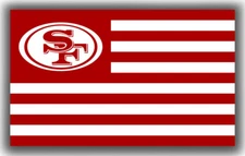 San Francisco Football Team Memorable Flag 90x150cm 3x5ft 49ers Fan Best Banner