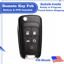 New Flip Key Remote Start Key Fob for Buick Lacrosse Encore Regal Verano Allure