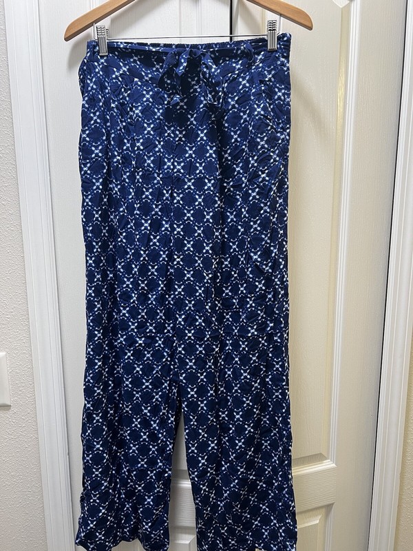 Jessica Simpson Wide Leg Print Pants In Size Medium 