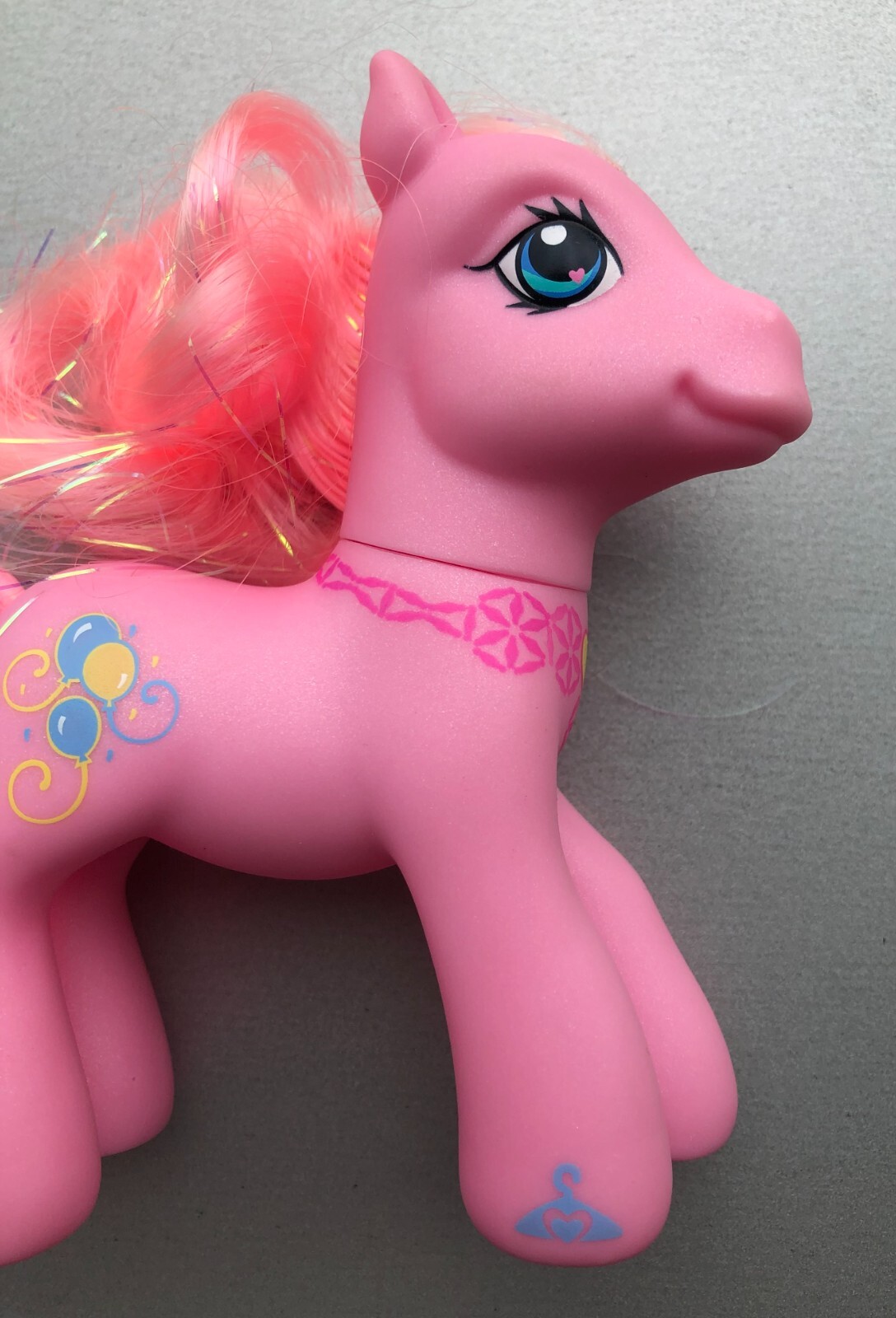 Vintage Hasbro G3 MLP My Little Pony PINKIE PIE Core Friend CROWN Pony Toy 2007