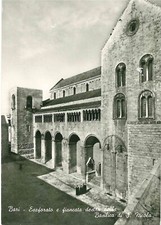 Cartolina antica Bari Basilica San Nicola non viaggiata