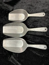 3 VOLLRATH Cast Aluminum Scoops