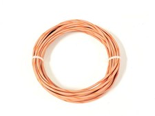 AUTOMOTIVE WIRE 12 GAUGE HIGH TEMP GXL COPPER WIRE TAN W/ ORANGE STRIPE 100' USA