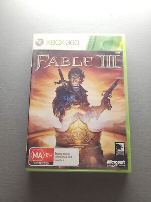 Fable 3 Microsoft Xbox 360 Game Complete With Manual