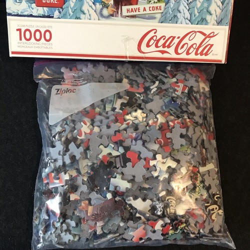 Springbok 1000 piece jigsaw puzzle - Coca-Cola Ice Cold Holidays. - Picture 2 of 10